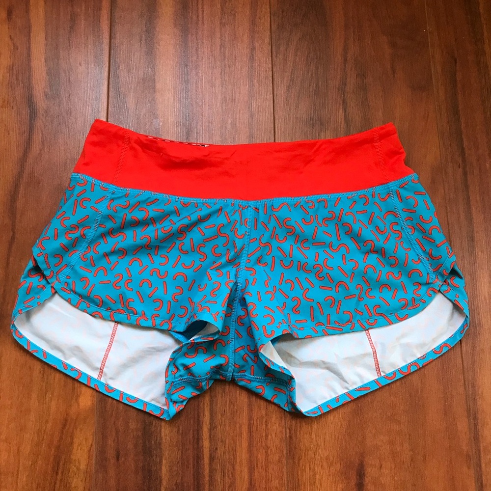 lululemon seawheeze speed short size 4